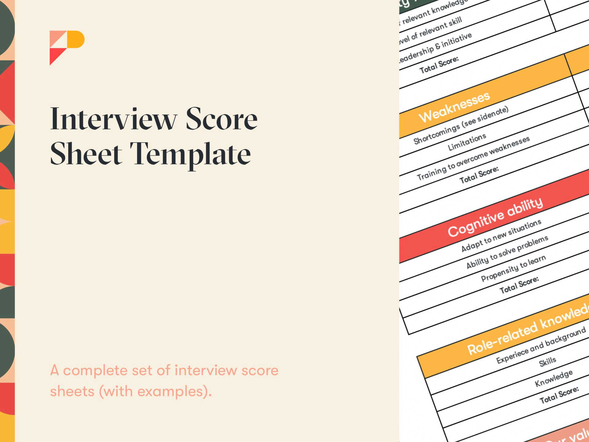 Interview Scorecard Template Excel