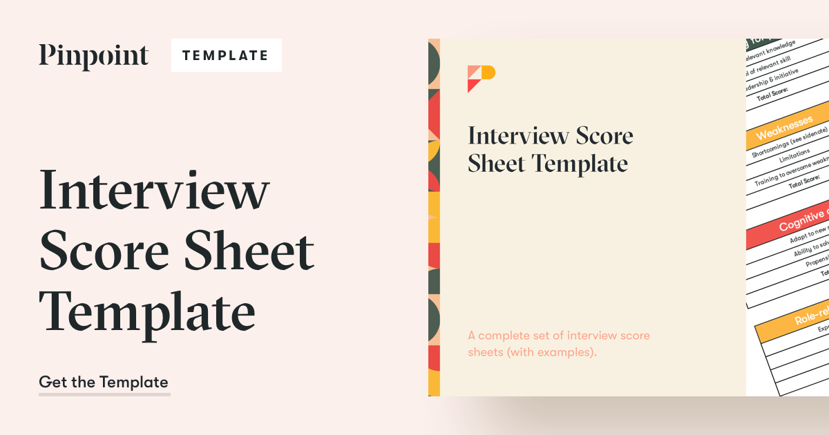 Interview Score Sheet Template With Examples Free Download