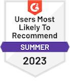 G2 Most Likely to Recommend