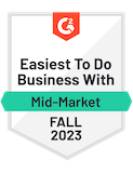 G2 Easiest to do Business With