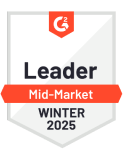 G2 ATS Leader mid-market Winter 2025